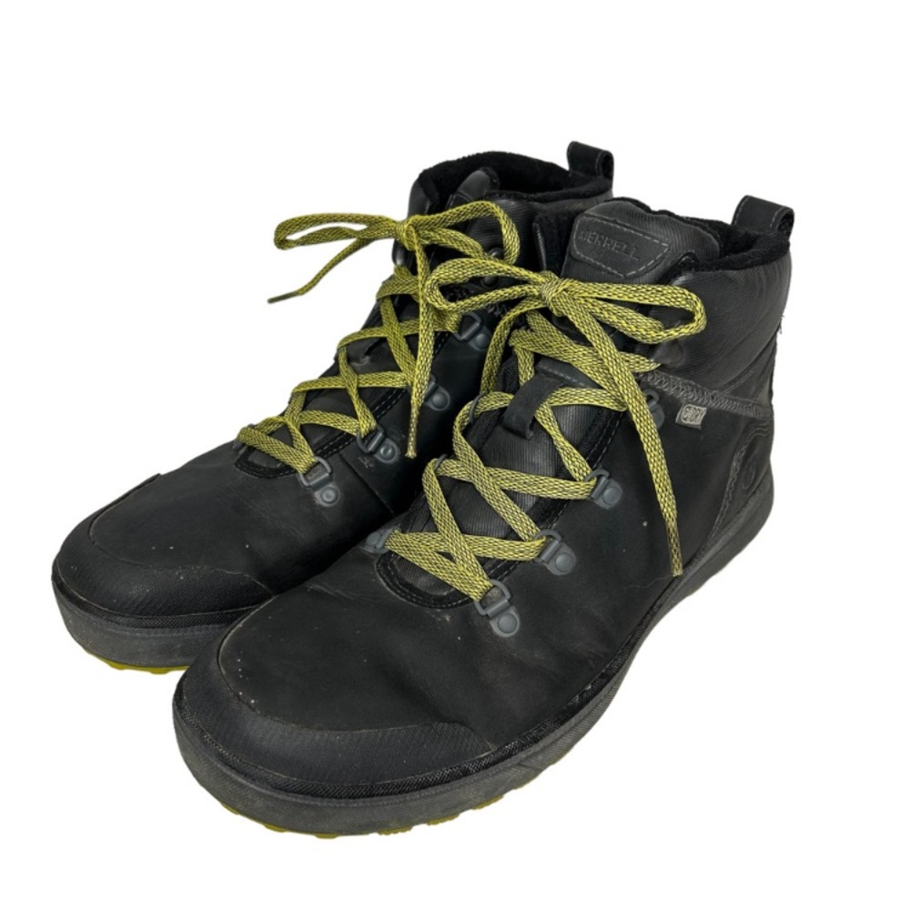 Merrell Men's Turku Trek Waterproof Black Nubuck Leather Boots Size 12